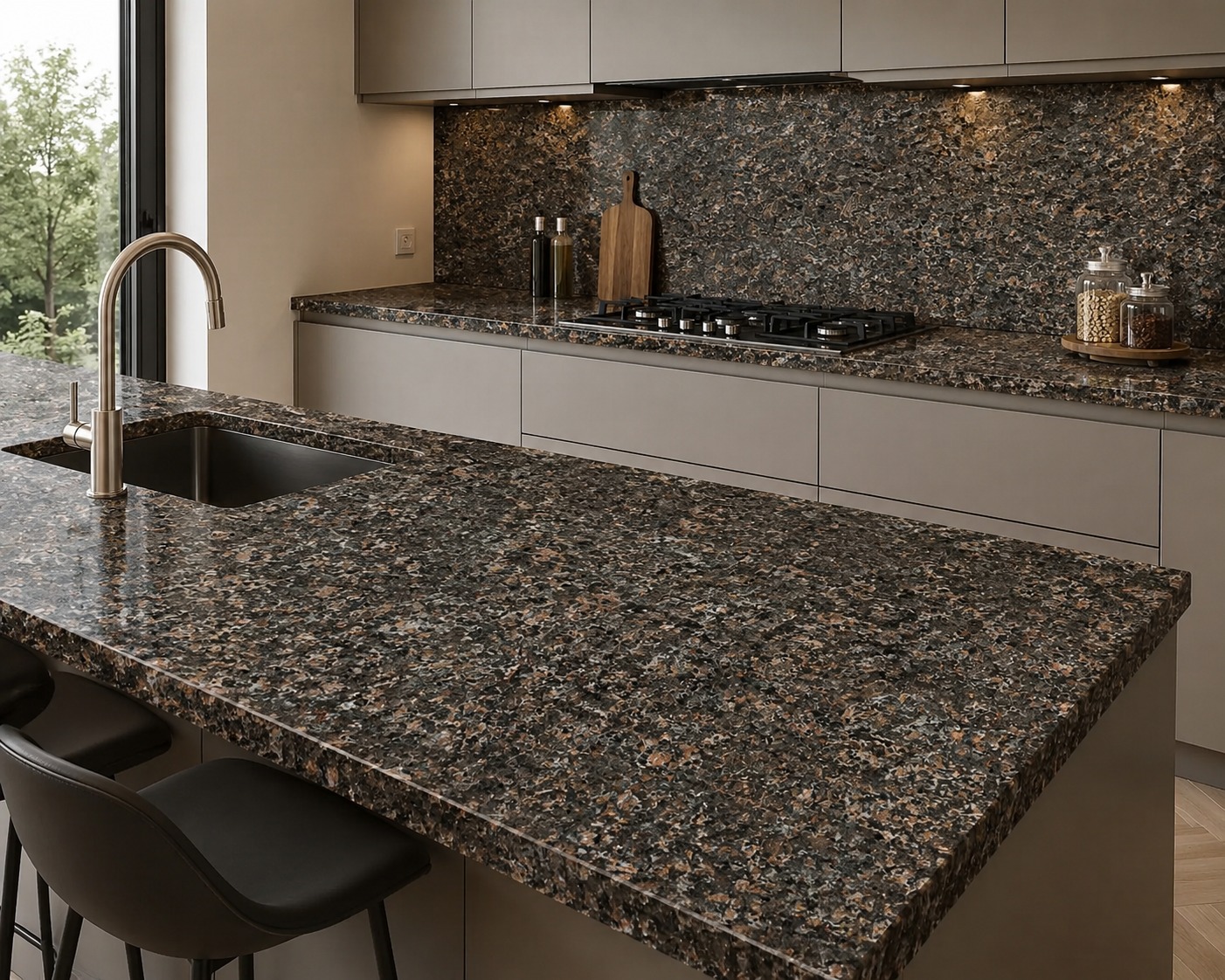Honey Brown Granite